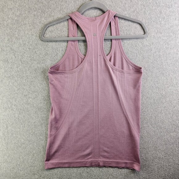 Lululemon Tank Top Womens 8 Pink Swiftly Tech Racerback Workout Running Training - Picture 5 of 12